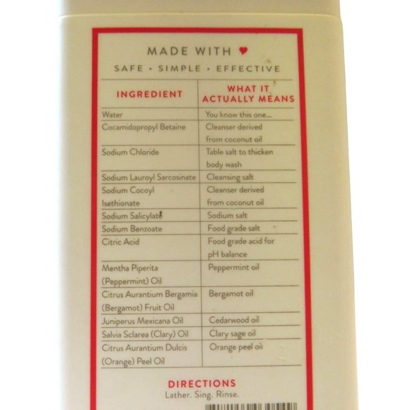 Native Bath Body New Native Candy Cane Body Wash 15 Fl Oz Net Wt Native bath body new native candy cane body wash 15 fl oz net wt